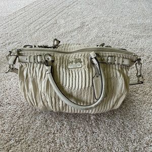Coach Ripple Leather Satchel Purse